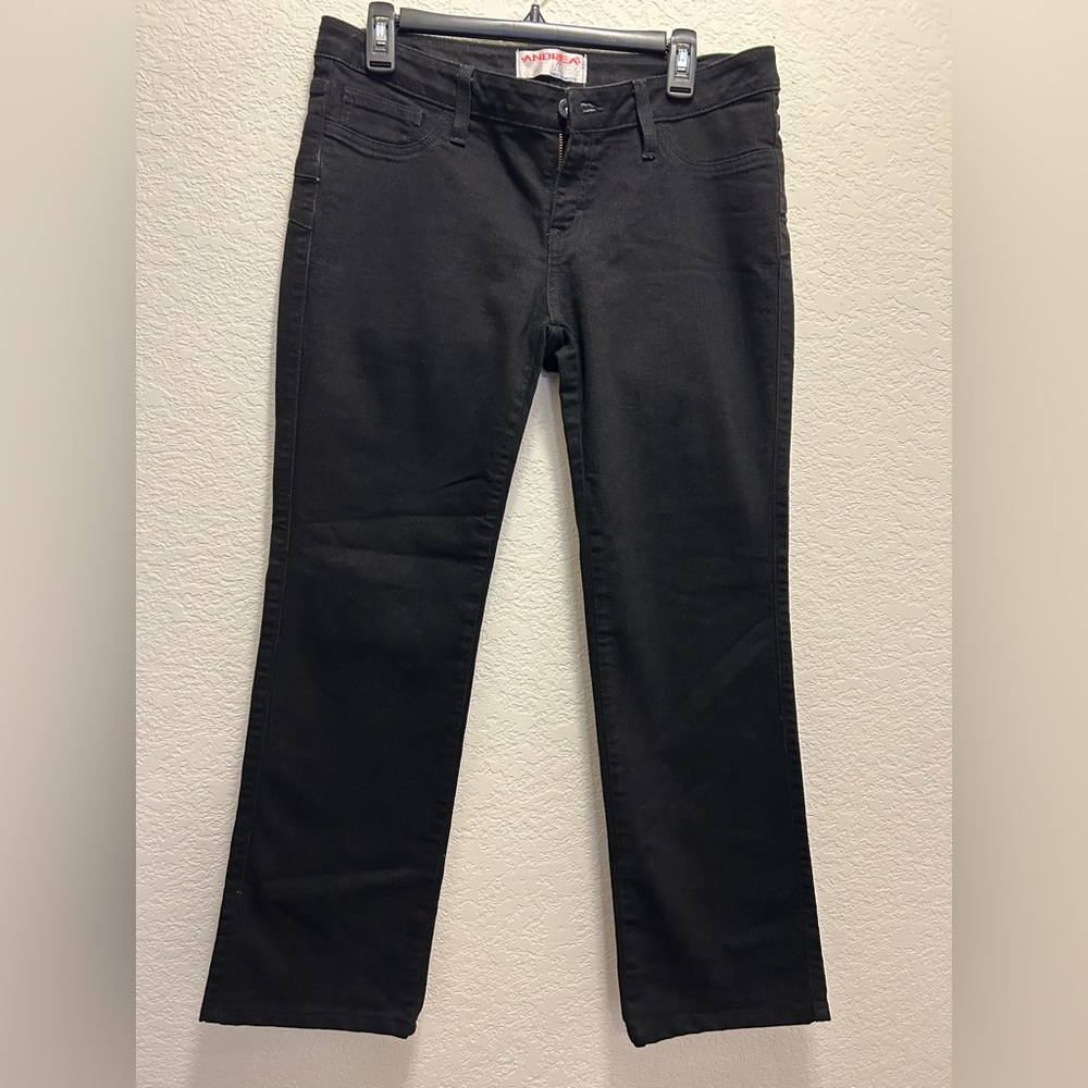 Andrea Black Jeans Juniors Size 13, Preloved, like new condition